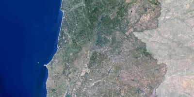 Карта спутниковая Португалия