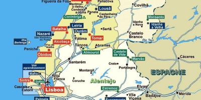 Португалия путеводитель карта
